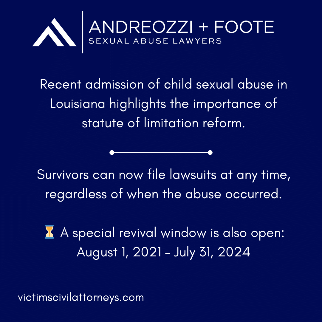 Andreozzi + Foote stands with survivors