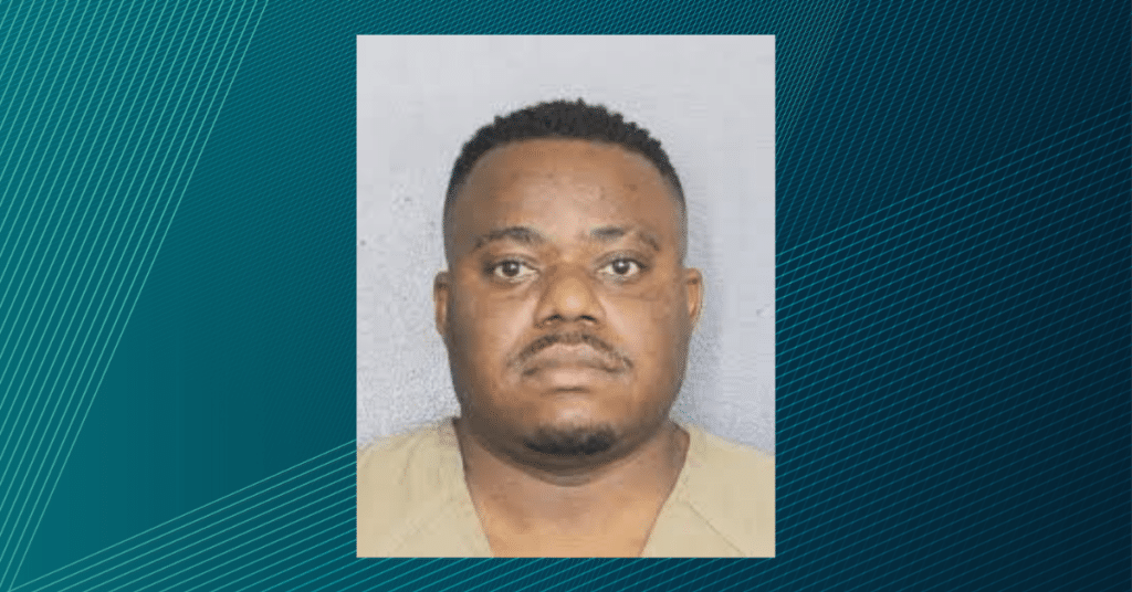 Booking photo of Jeffrey Doresca, a psychiatric health technician arrested for allegedly sexually assaulting a patient at Fort Lauderdale Behavioral Health Center.
