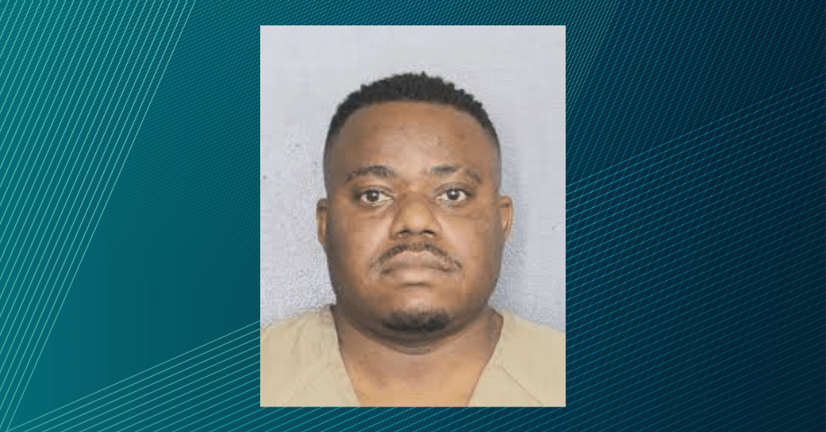Booking photo of Jeffrey Doresca, a psychiatric health technician arrested for allegedly sexually assaulting a patient at Fort Lauderdale Behavioral Health Center.