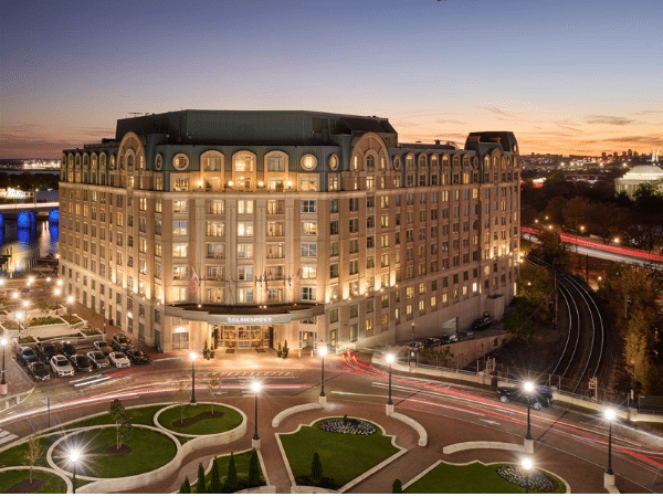 Exterior view of the Salamander Hotel in Washington, D.C., where massage therapist Andrew Ramirez allegedly assaulted a client during a spa appointment in July 2023.