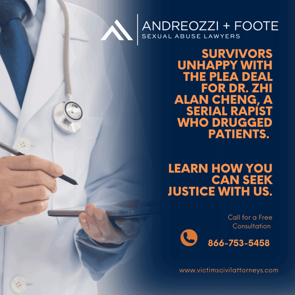 Flier encouraging survivors to seek justice