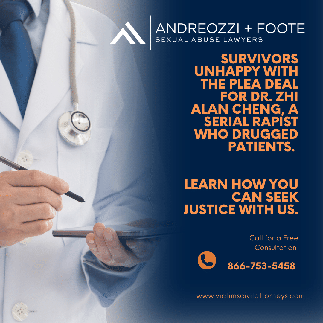 Flier encouraging survivors to seek justice
