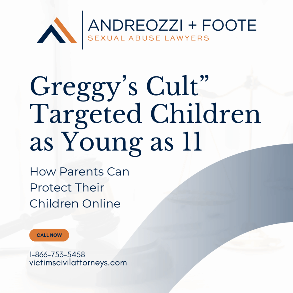 Graphic warning parents about online cult targeting children