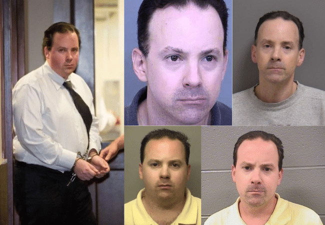 Collection of booking photos and court images of Brett Zagorac, aka Brett Smith, associated with criminal cases involving child abuse allegations and convictions.