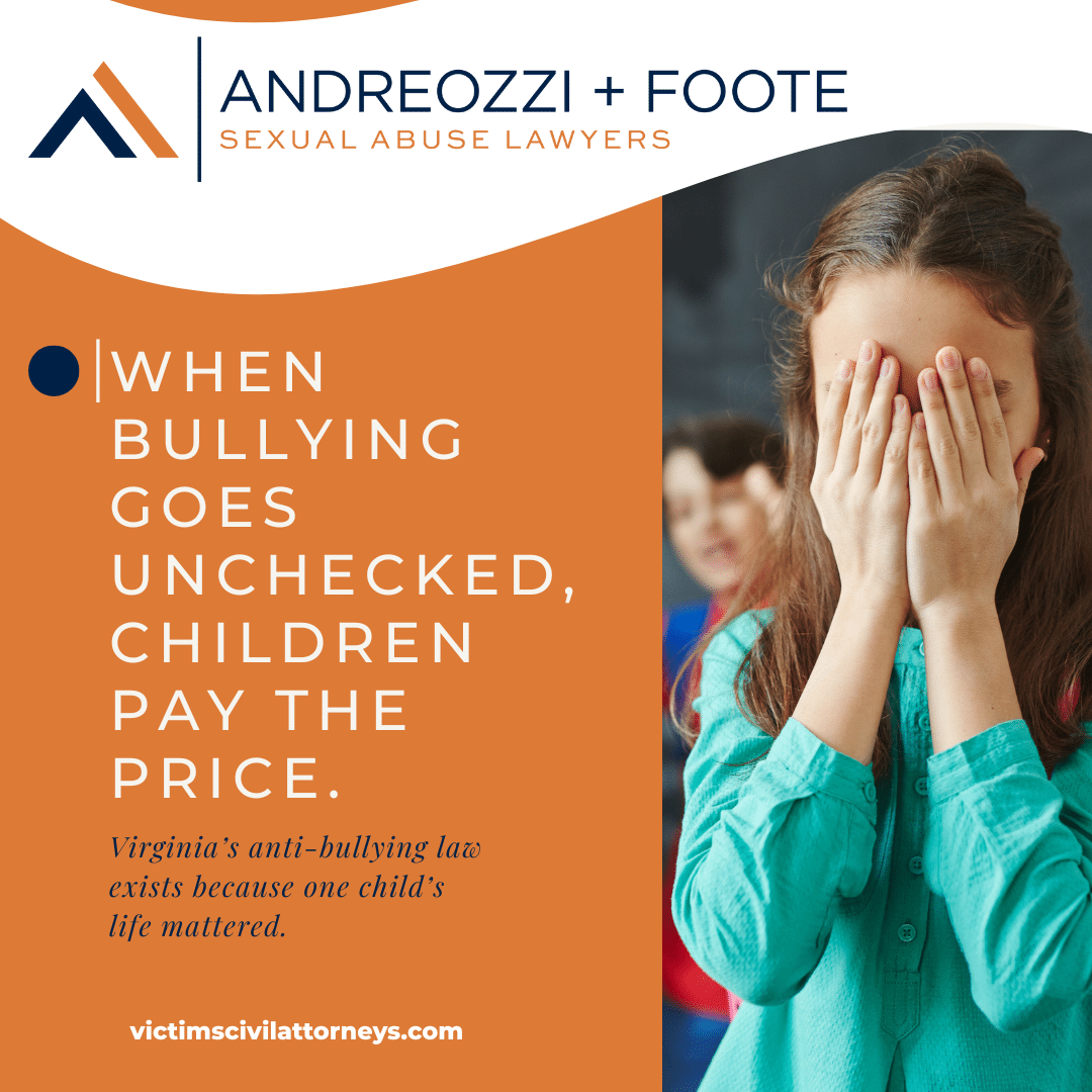 Graphic highlighting the impact of unchecked bullying