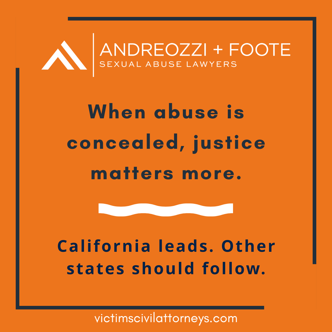 Abuse awareness graphic calling for justice