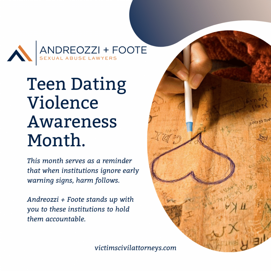 Teen Dating Violence Awareness Month graphic