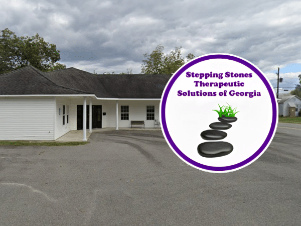 Logo and location of Stepping Stones Therapeutic Solutions in Georgia, which has been named in a civil sexual abuse lawsuit alleging negligence.