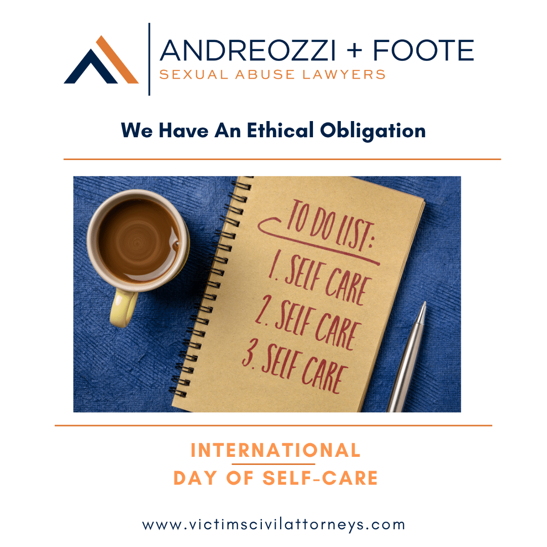 International day of selfcare graphic